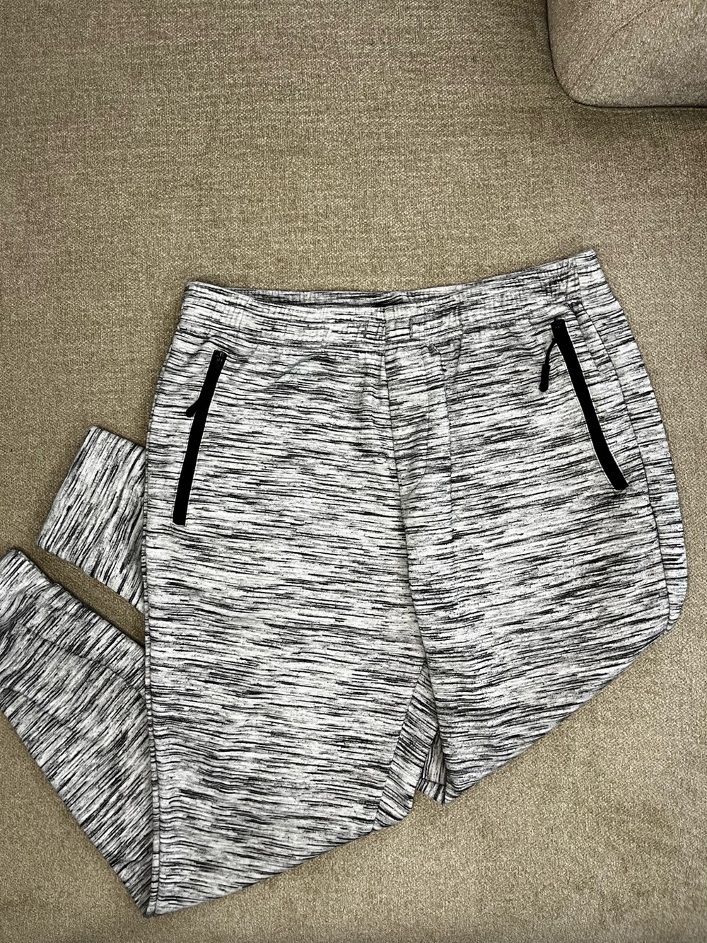 Men’s PUBLIC RECORD Gray Heathered Jogger Pants Large